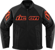 ICON Mesh AF™ Leather Jacket - Slayer - Medium 2810-3908