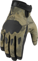 Guantes ICON Hooligan™ CE - Camuflaje tostado - Grandes 3301-4410
