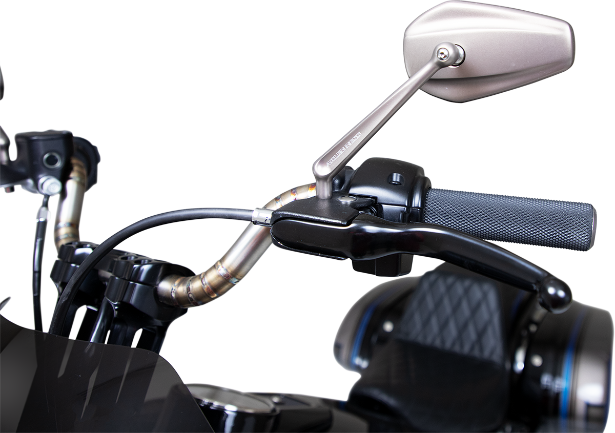 Espejo ARLEN NESS - Mini Stocker - Vista lateral - Ovalado - Titanio - Izquierdo 13-168 