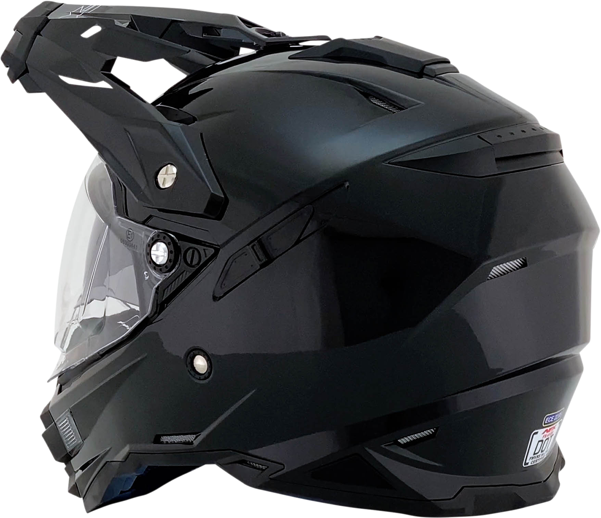 Casco de motocicleta AFX FX-41DS - Negro brillante - Talla grande 0110-3745 