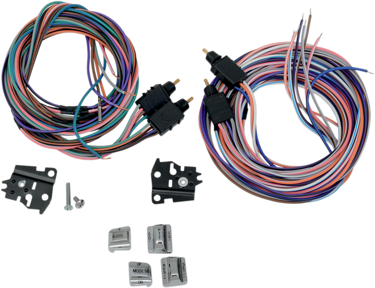 Kit de interruptores DRAG SPECIALTIES - Radio/Crucero - Cromado H18-0337C/60 
