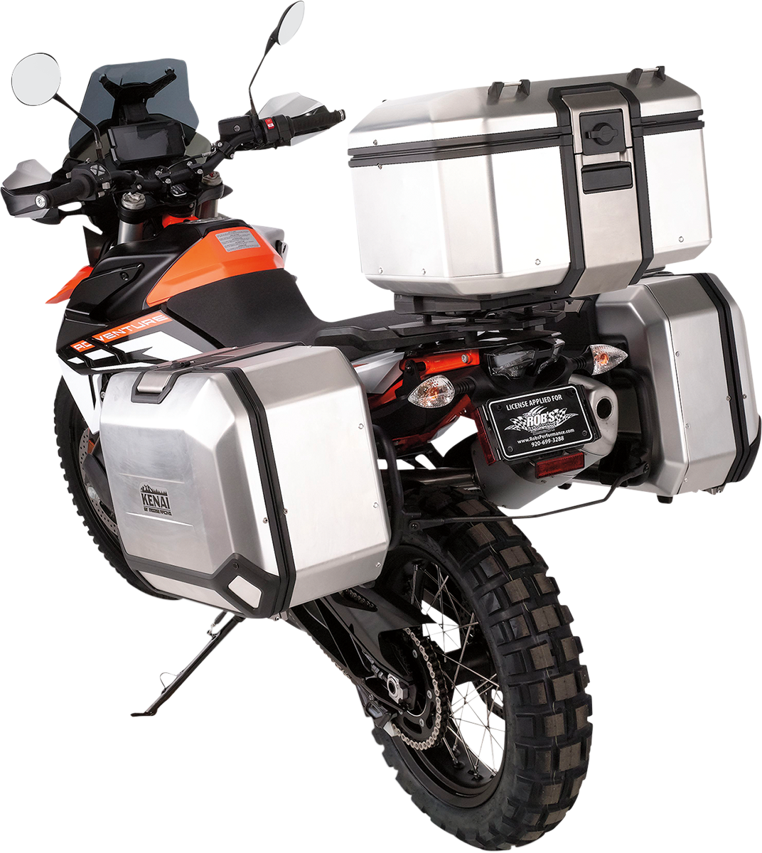 MOOSE RACING Kenai Case 36 - Derecha - Plateada D0TR36100RKM 