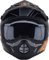 Casco de moto AFX FX-17 - Aced - Negro mate/Naranja - 2XL 0110-6508