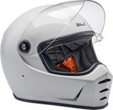 Casco BILTWELL Lane Splitter - Blanco brillante - Mediano 1004-104-503 