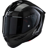Casco de motocicleta ALPINESTARS Supertech R10 - Sólido - Negro carbón - Grande 8200124-1902-L
