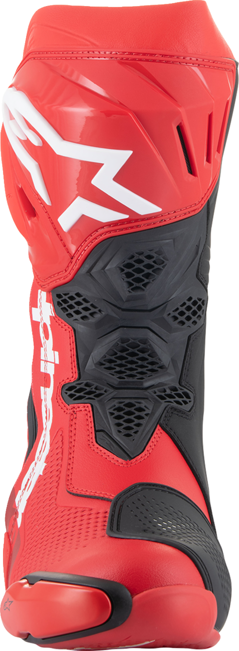 Botas ALPINESTARS Supertech R - Rojas - Talla 6 EE. UU. / 39 UE 2220021-3029-39