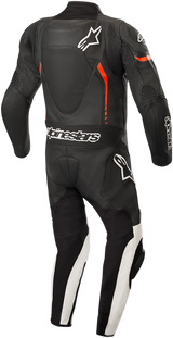 Mono de cuero ALPINESTARS Youth GP Plus de una pieza - Negro/Blanco/Rojo Fluorescente - Talla EE. UU. 24 / Talla UE 130 31405181231130