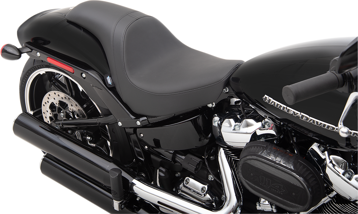 Asiento Predator de DRAG SPECIALTIES - Liso - Cuero solar 0802-1265