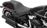 Asiento Predator de DRAG SPECIALTIES - Liso - Cuero solar 0802-1265
