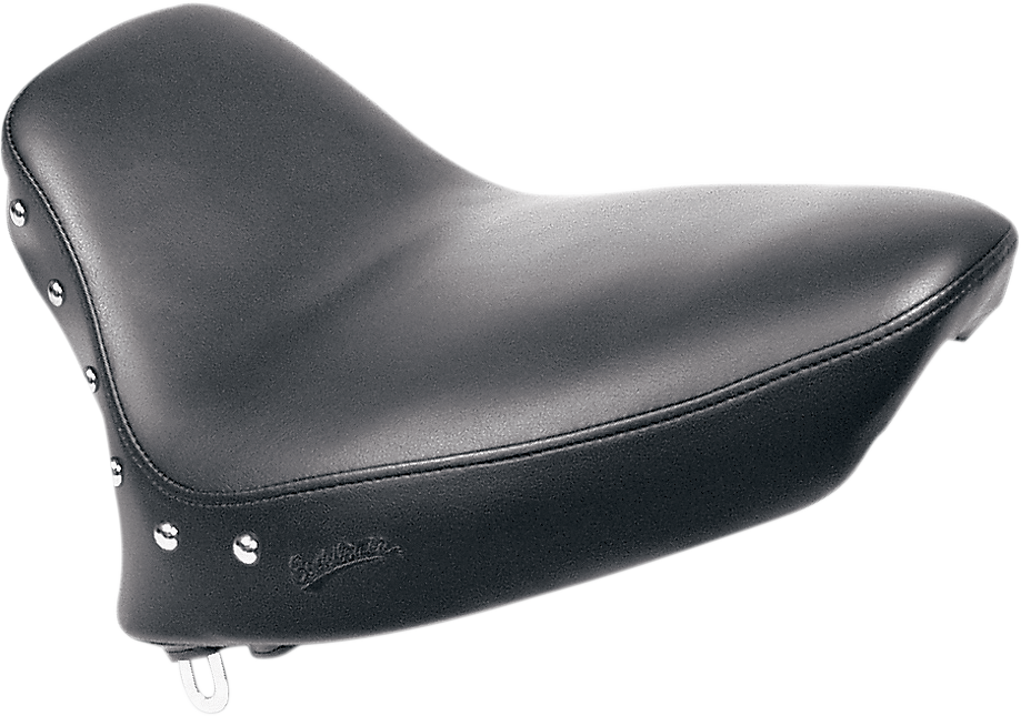 Asiento SADDLEMEN - Renegade Solo - Liso - Con clavos - Negro - Softail 884-01-001 