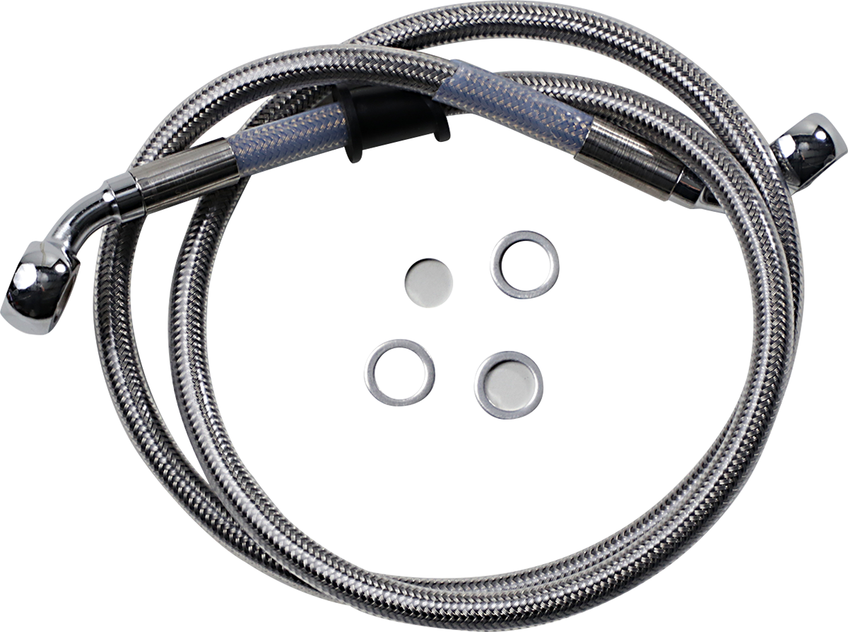 Línea de freno DRAG SPECIALTIES - Delantera (Superior) - Acero inoxidable 618614 