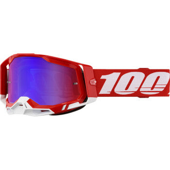 Gafas 100% Racecraft 2 - Rojas - Espejo Rojo Azul 50010-00038 
