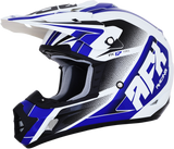 Casco de motocicleta AFX FX-17 - Force - Blanco perla/Azul - XS 0110-5237 