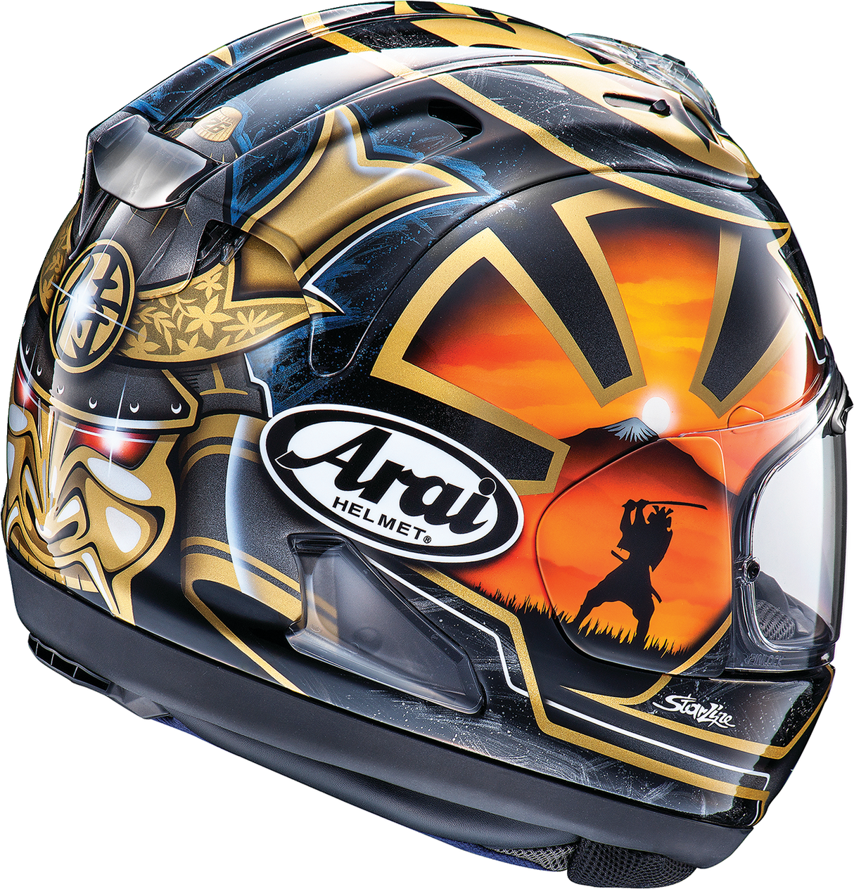 ARAI Corsair-X Motorcycle Helmet - Dani Samurai-2 - Black - Medium 0101-15769