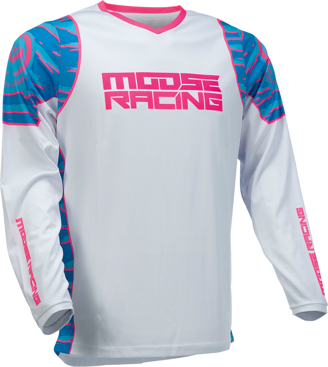 Camiseta de clasificación de MOOSE RACING - Azul/Rosa - Talla 5XL 2910-6957 