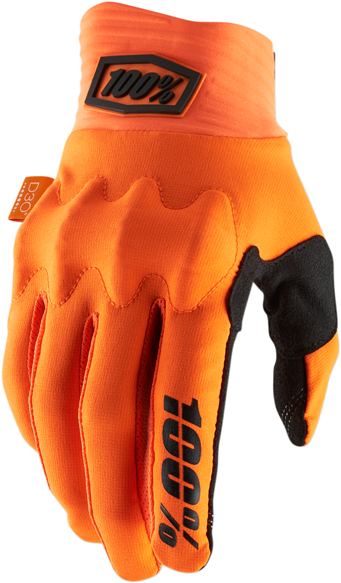 Guantes 100% Cognito - Naranja Fluo/Negro - Mediano 10014-00011