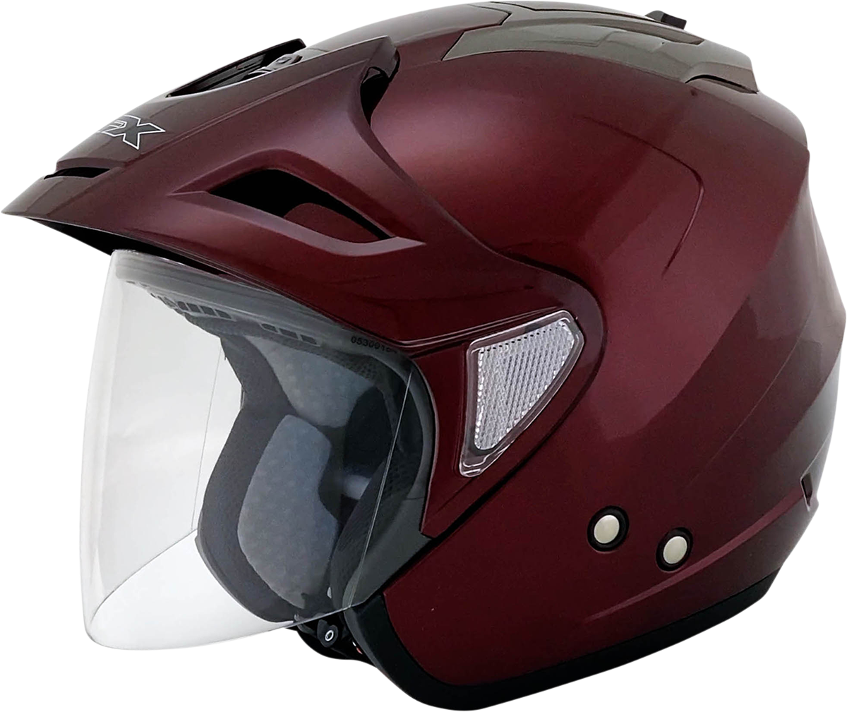 Casco de motocicleta AFX FX-50 - Vino - Mediano 0104-1389 
