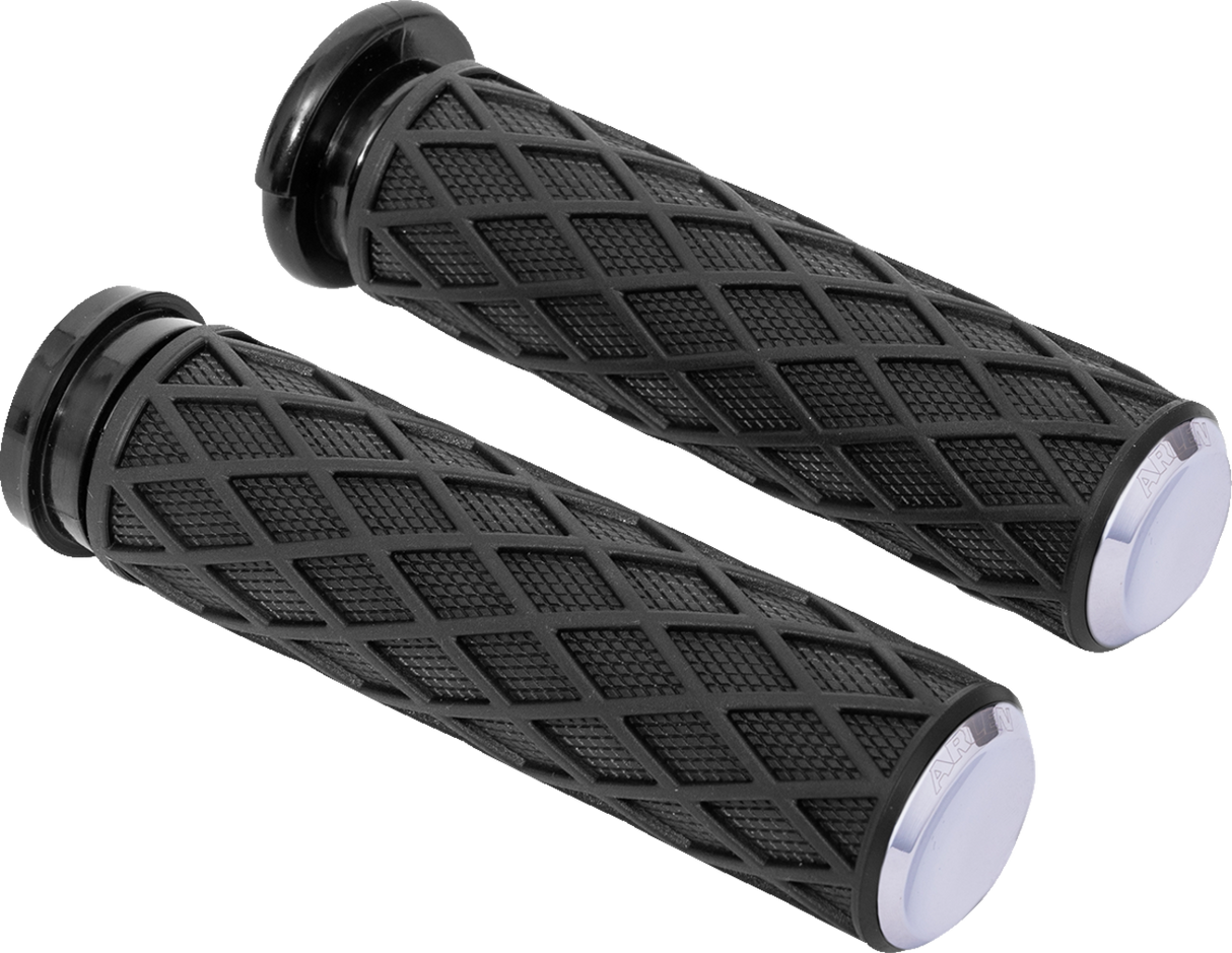 Puños ARLEN NESS - Diamante - Cable - Cromado 500-005 