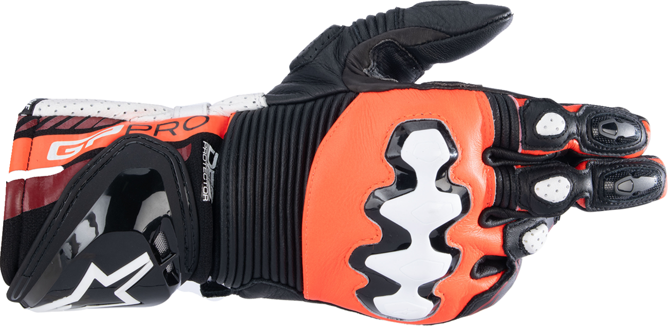 ALPINESTARS GP Pro R4 Gloves - Black/Fluo Red/White - Small