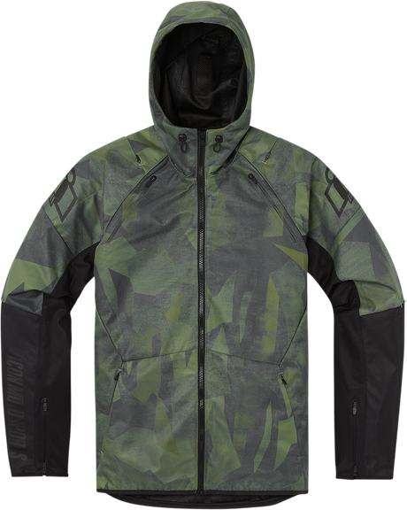 ICON Airform Battlescar™ Jacket - Green - Small 2820-5479