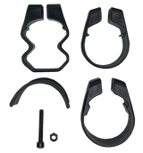 Espejo MOOSE UTILITY - Vista lateral - Octágono - Negro MUTVMIR-ES1-CCS 