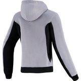 ALPINESTARS Stella Chrome Super Airflow Hoodie - Mid Gray/Black/Pink - XS 4210126-9299-XS