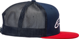 Gorra de camionero ALPINESTARS Corp - Azul marino/rojo - Talla única 1025810037030OS