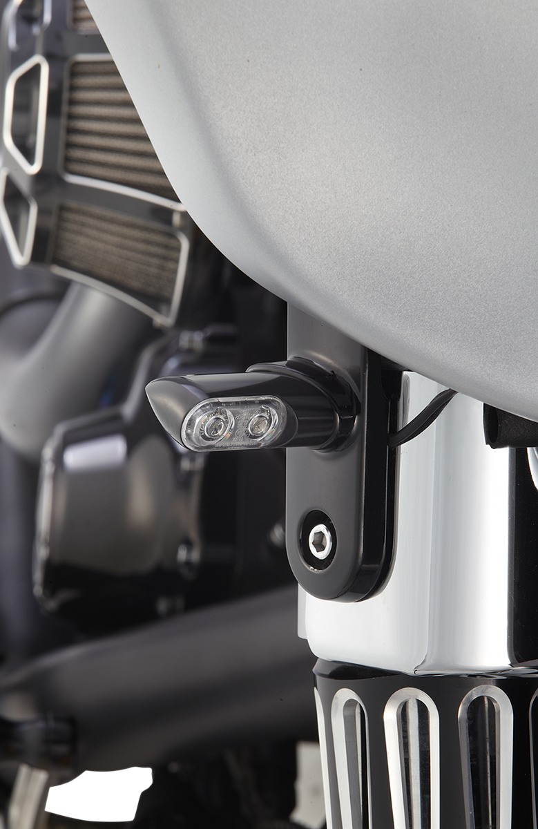 Luces de posición accesorias ARLEN NESS - Ámbar/Delantera - Negras 12-761 