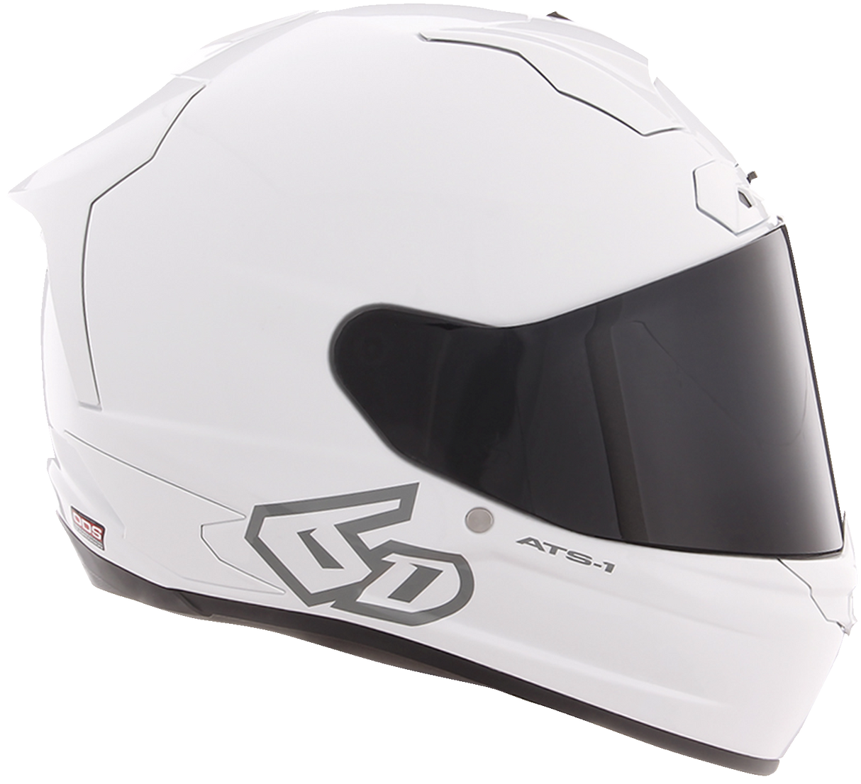 Casco de motocicleta 6D ATS-1R - Blanco brillante - Talla pequeña 30-0915 