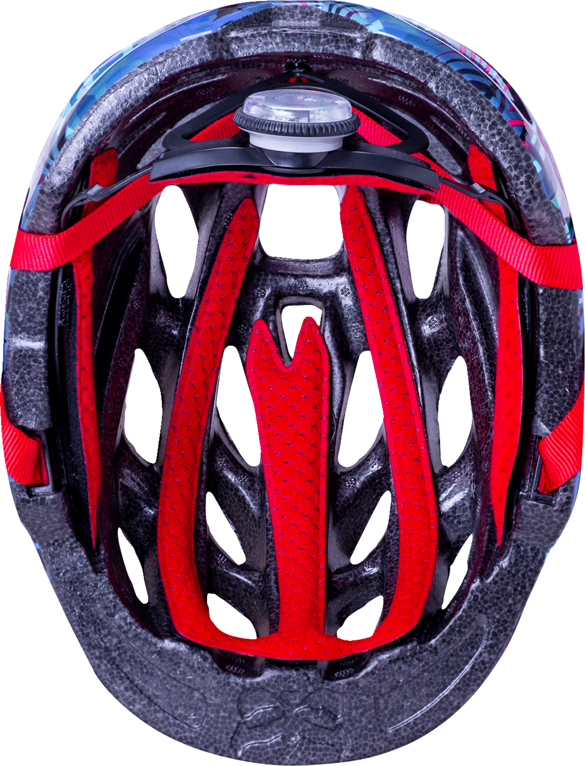 Casco de bicicleta infantil con iluminación KALI Chakra - Jungla - Azul brillante - Pequeño 221022225 