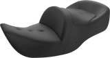 Asiento SADDLEMEN - Sofá de carretera - Sin respaldo - Pillow Top - Negro H01-07-181 