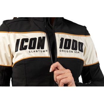 Chaqueta ICON Hella 4™ para mujer - Negra - Talla pequeña 2822-1677 