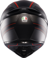 Casco de moto AGV K1 S - Sling - Negro mate/Rojo - 2XL 2118394003-038-XXL
