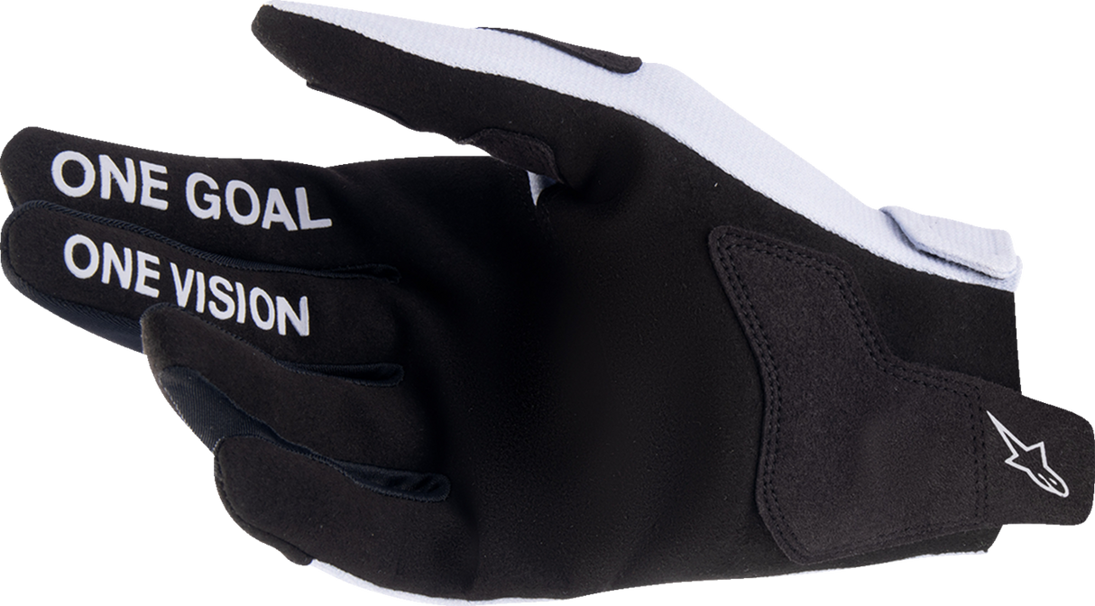Guantes ALPINESTARS Youth Radar - Gris neblina/Negro - Pequeños 3541824-9261-S