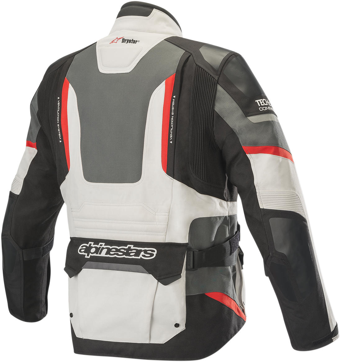 Chaqueta ALPINESTARS Andes Pro Drystar® - Gris/Negro/Rojo - Talla pequeña 3207119-9113-S