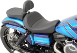 Asiento individual DRAG SPECIALTIES - Costuras suaves - Respaldo del conductor - FXD USE P-PADS 08030342,0353 0803-0555 