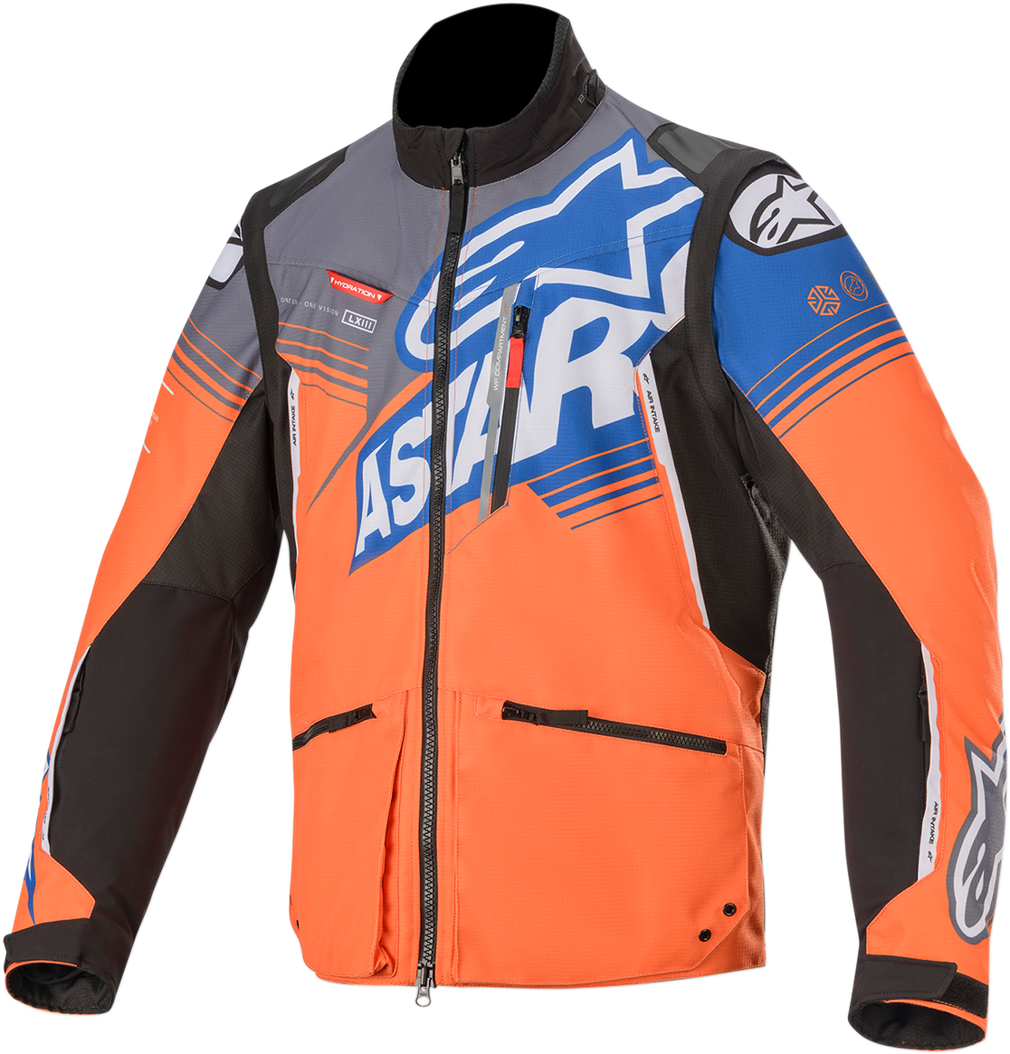 Chaqueta ALPINESTARS Venture - Naranja/Gris/Azul - 2XL 3703019-417-2X