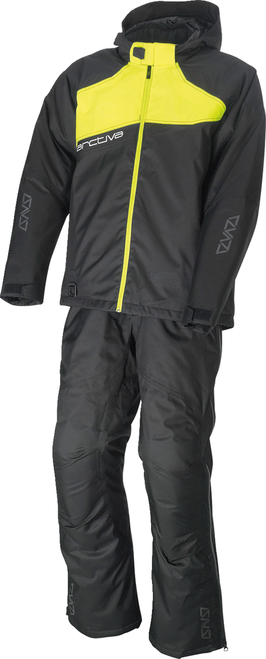 Chaqueta con capucha ARCTIVA Pivot 5 - Negra/Alta visibilidad - Mediana 3120-2069 