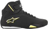 Zapatillas ALPINESTARS Sektor - Negro/Amarillo Fluorescente - Talla 7.5 (EE. UU.) 2515518155-7.5