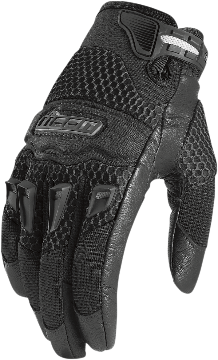 Guantes ICON Twenty-Niner™ CE para mujer - Negro - Mediano 3302-0661