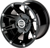 Rueda MOOSE UTILITY - 387X - Delantera - Negra - 12x7 - 4/110 - 4+3 387ML127110GB4 