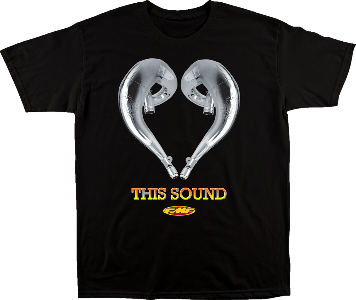Camiseta FMF Love Sound - Negra - Talla grande SP23118915BLKL 3030-23089 