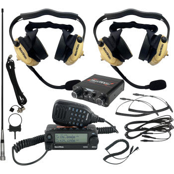 Kit de intercomunicador/radio y auriculares NAVATLAS - Biplaza - Beige NIRBHBE2 