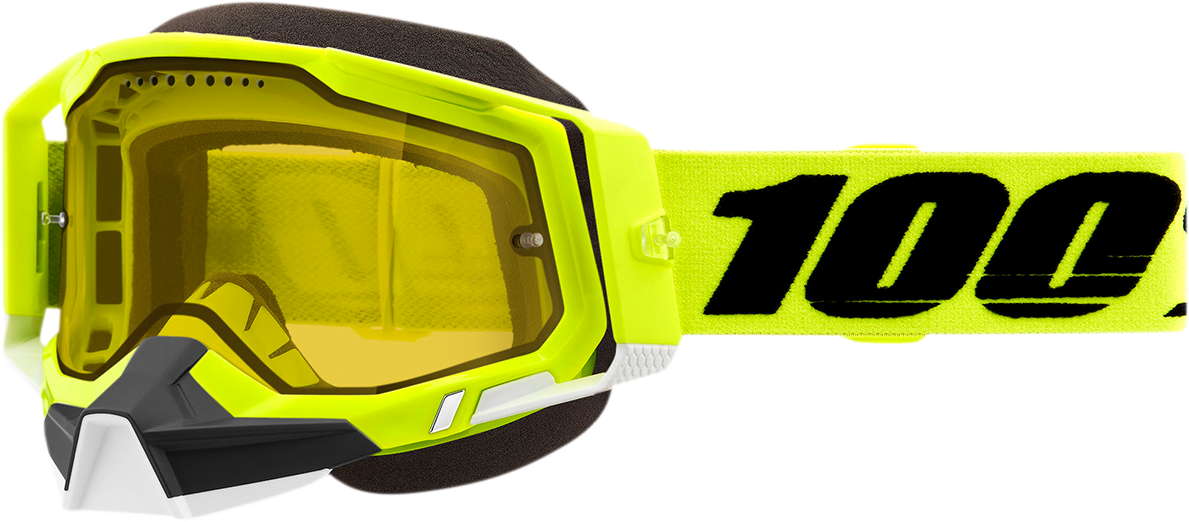 Gafas de nieve 100% Racecraft 2 - Amarillo fluorescente - Amarillo 50011-00004