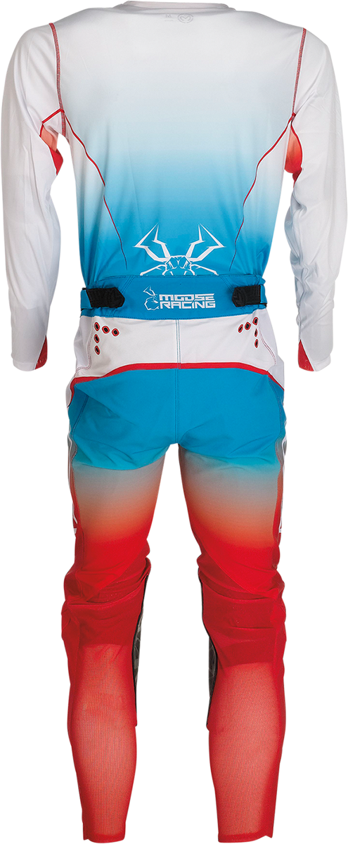 Camiseta Agroid de MOOSE RACING - Rojo/Blanco/Azul - XL 2910-6991 