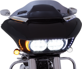 Moldura de parabrisas LED CIRO - 15-20 FLTR - Cromada 11050 