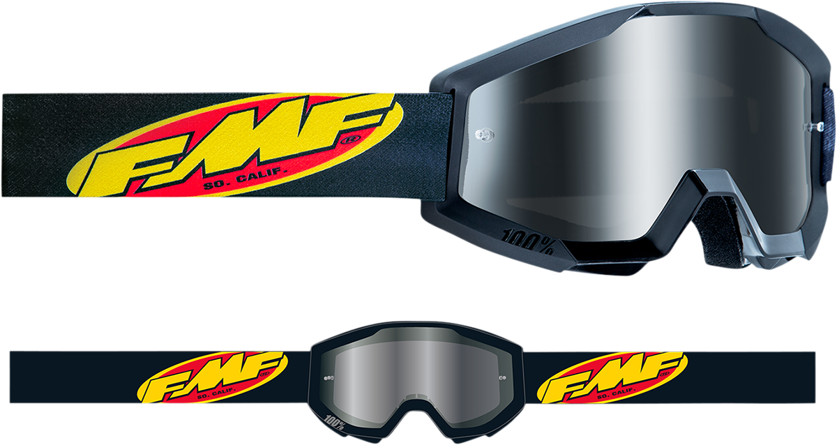 Gafas FMF PowerCore - Core - Negro - Espejo plateado F-50051-00003 2601-3010 