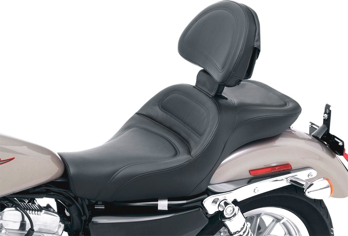 Asiento SADDLEMEN - Explorer - Con respaldo - Cosido - Negro - XLC '04+ 807-03-030