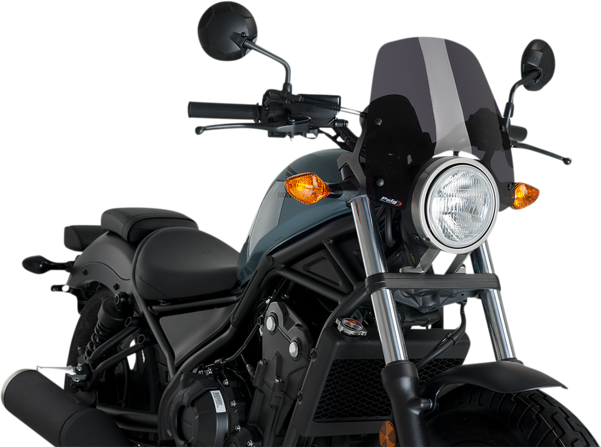 Cúpula PUIG HI-TECH PARTS Nueva Generación - Ahumado Oscuro - Rebel 3829F