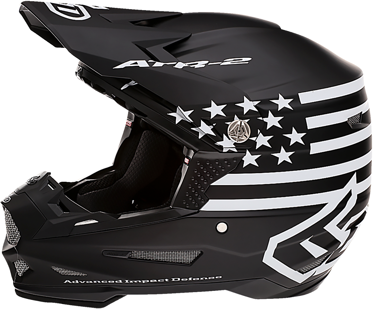 Casco de motocicleta 6D ATR-2 - Táctico - Negro - Talla M 12-3006